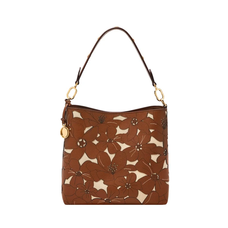 Fossil Jessie Women's Brown Leather Bag, ZB11197124