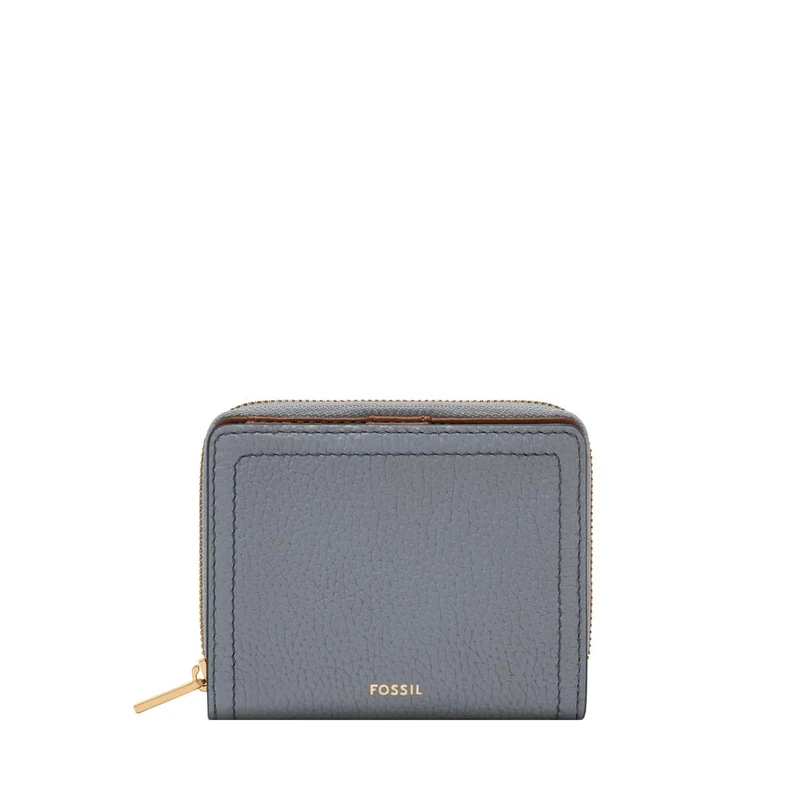 Fossil Logan Women's Blue Leather Wallet, SL7923450