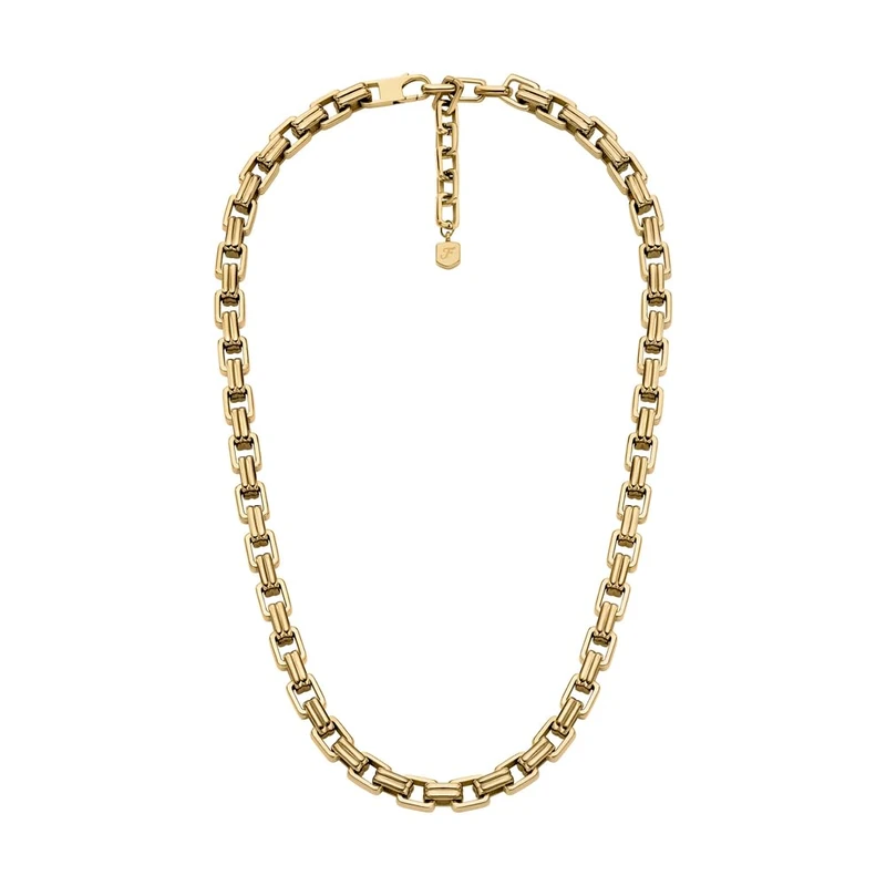 Fossil Raquel Women's Gold-Tone Stainless Steel Necklace, JF04954710