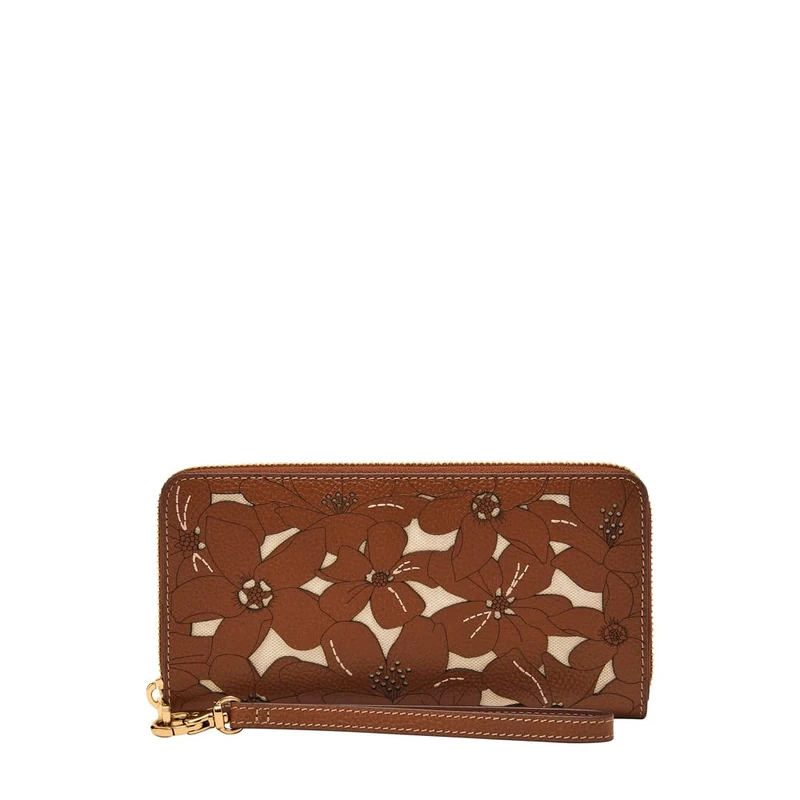 Fossil Logan Women's Brown Leather Clutch, SL10106124