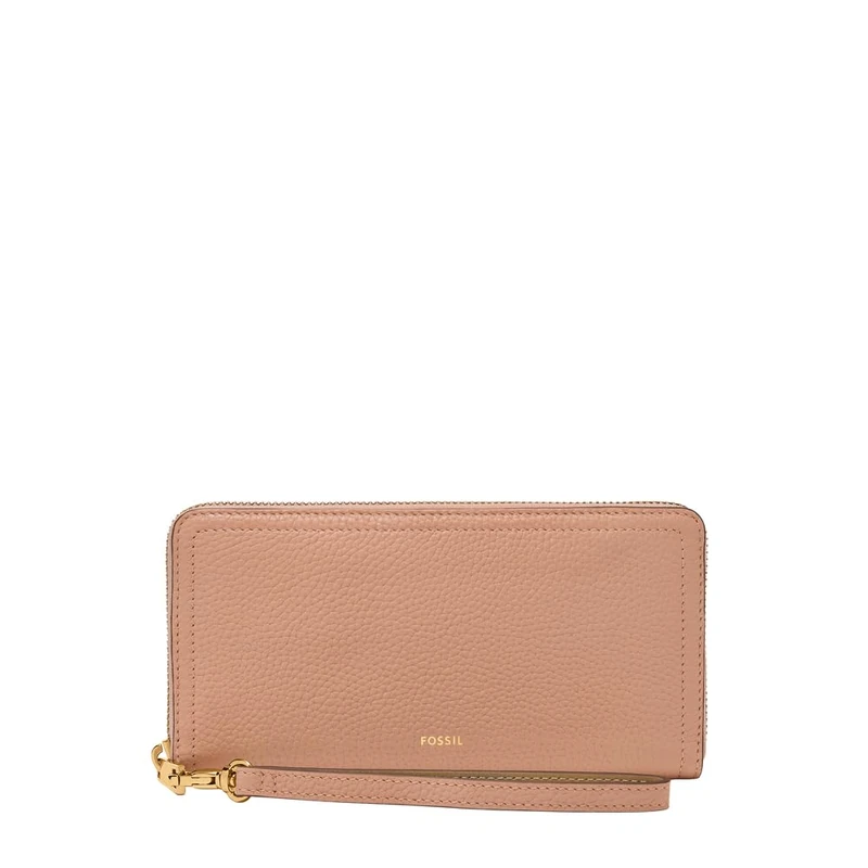 Fossil Logan Women's Pink Leather Clutch, SL7831682