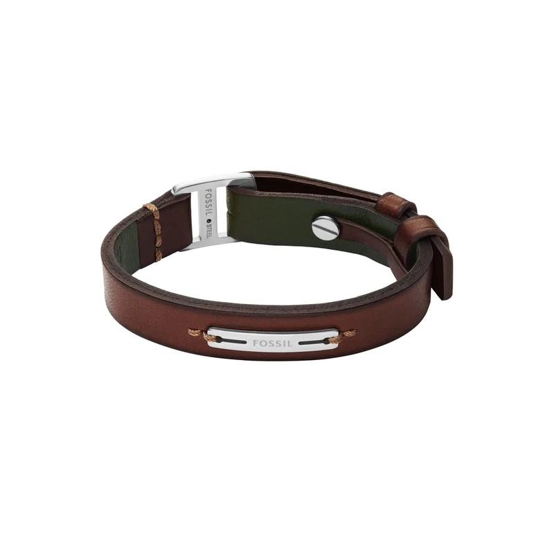Fossil Machine Men's Multicolor Leather Bracelet, JF04963040