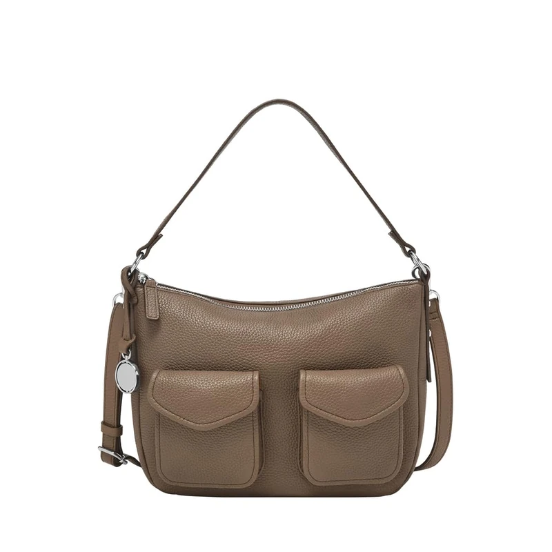 Fossil Jolie Women's Grey Leather Bag, ZB11160793