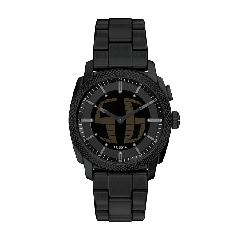 Fossil Machine Men's 41MM Black Stainless Steel Watch, FS6156