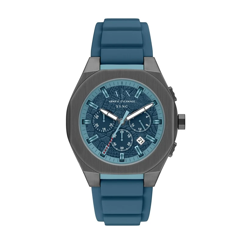 Armani Exchange Men's 44MM Gun-Metal Stainless Steel Watch, AX4291