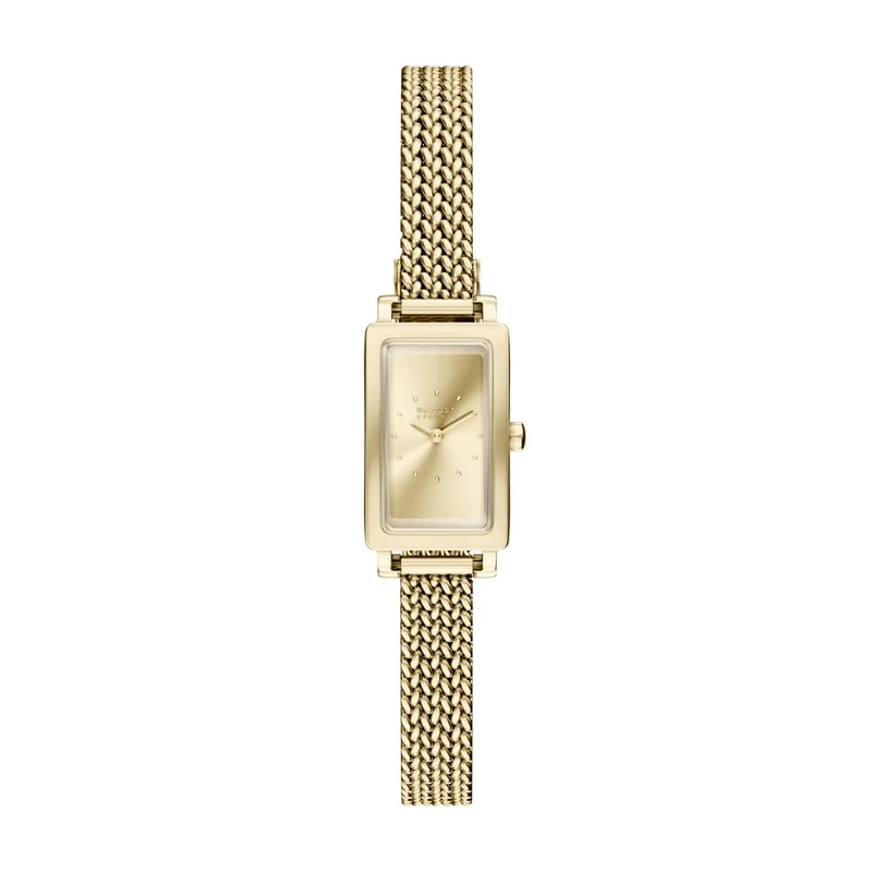 Skagen Hagen Micro Women's 31MM Gold-Tone Stainless Steel Watch, SKW3178