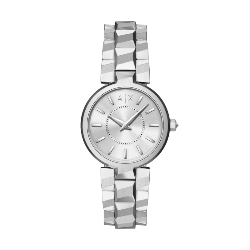 Armani Exchange Women's 34MM Silver-Tone Stainless Steel Watch, AX4405