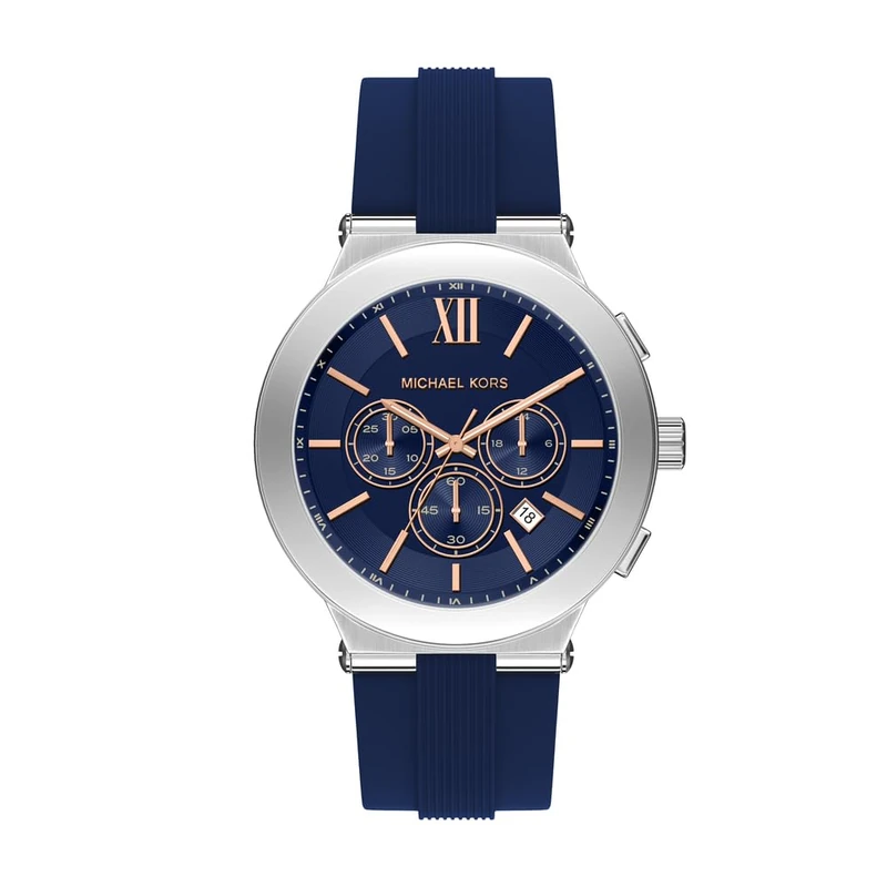 Michael Kors Billie Men's 46MM Silver-Tone Stainless Steel Watch, MK9254
