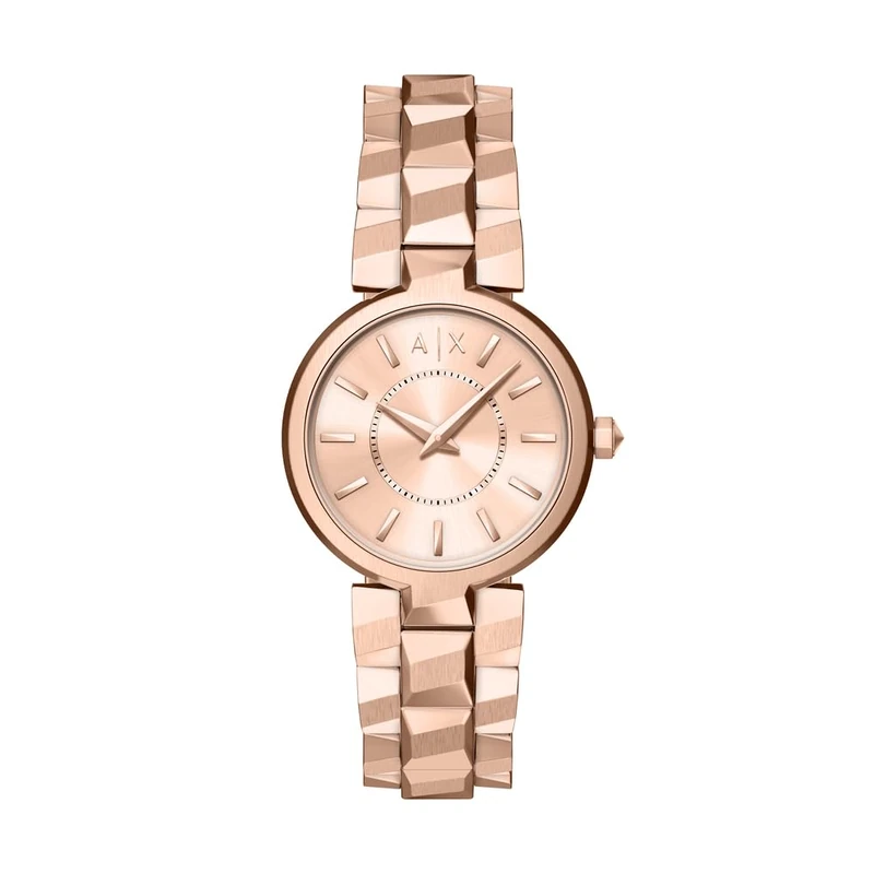 Armani Exchange Women's 34MM Rose Gold-Tone Stainless Steel Watch, AX4408