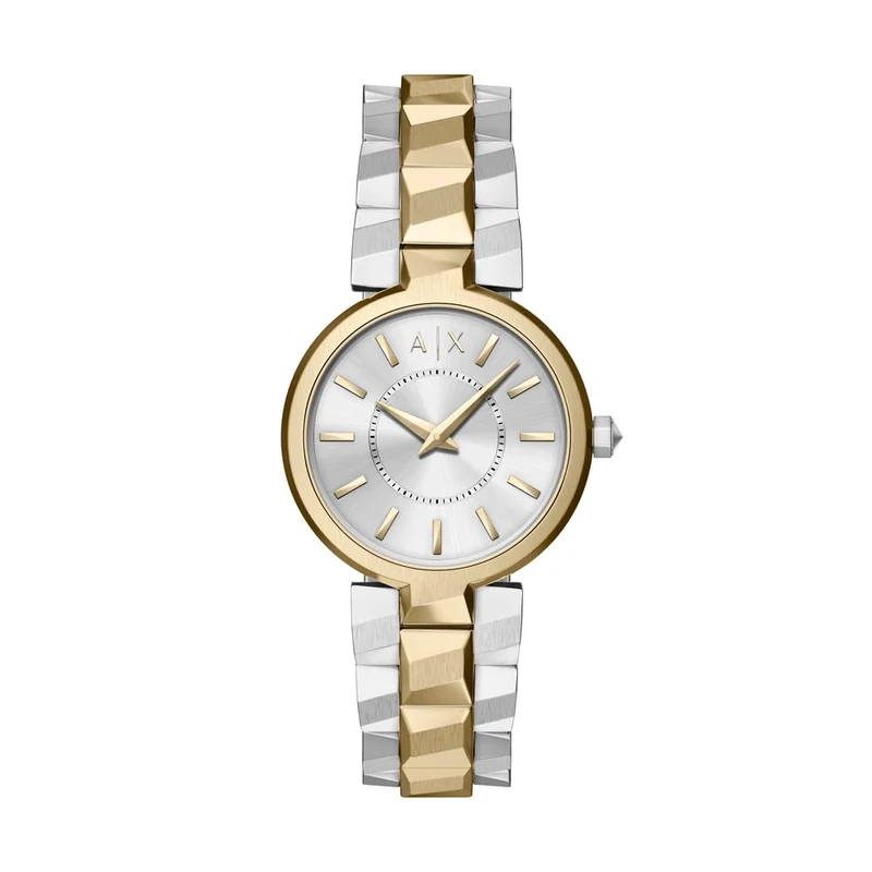 Armani Exchange Women's 34MM Two Tone Stainless Steel Watch, AX4406