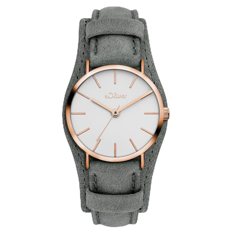 s.Oliver Women's Watch - Round - Rose Gold - 30 mm - Elegant Women's Watch Made of Metal with Quartz Movement - 3 ATM Waterproof - Scratch-Resistant - Image 1
