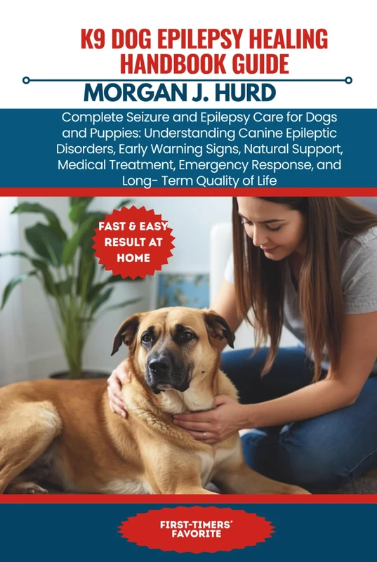 K9 DOG EPILEPSY HEALING HANDBOOK GUIDE: Complete Seizure and Epilepsy Care for Dogs and Puppies: Understanding Canine Epileptic Disorders, Early ... of Life (The PetWise Companion Series)