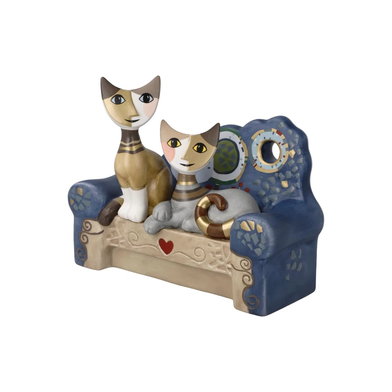 Goebel Cat Figurine Caterina e Fabio - Rosina Wachtmeister