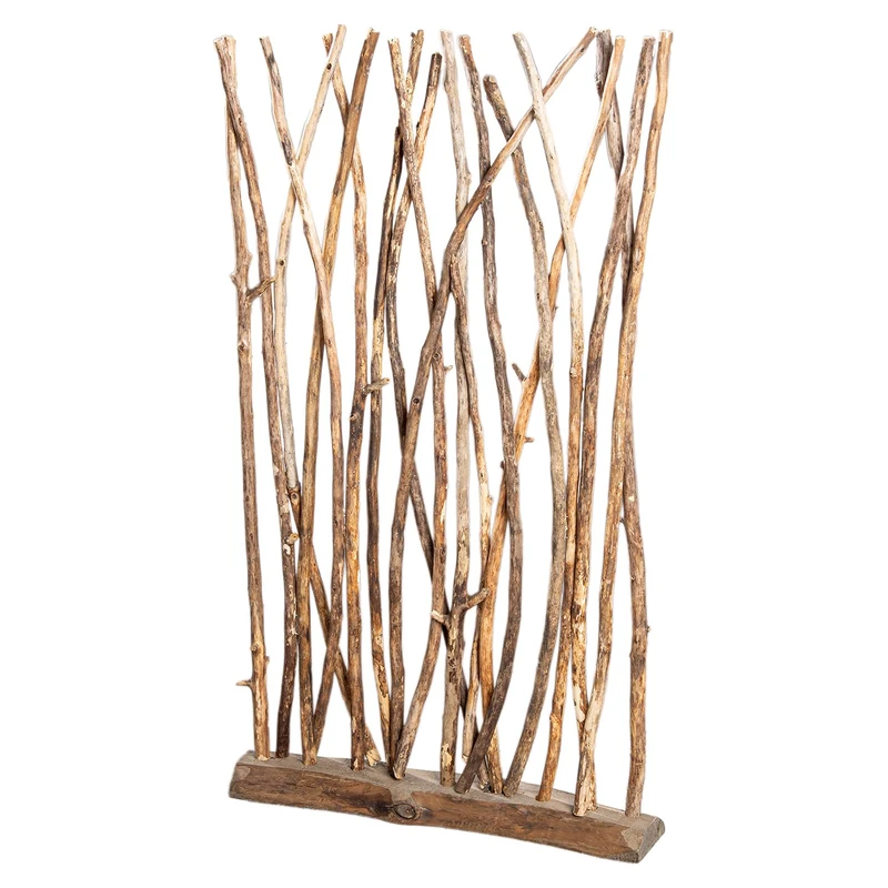 GILDE Wooden Stand Relief Spazio Natural Colour Height 105 cm x Width 60 cm Natural Product Dimensions Vary