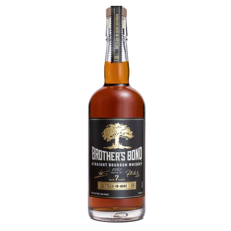 Brother’s Bond Bottled In Bond Straight Bourbon 700ml - 50% ABV 100 Proof American Whiskey - Deep Oak and Spiced Finish