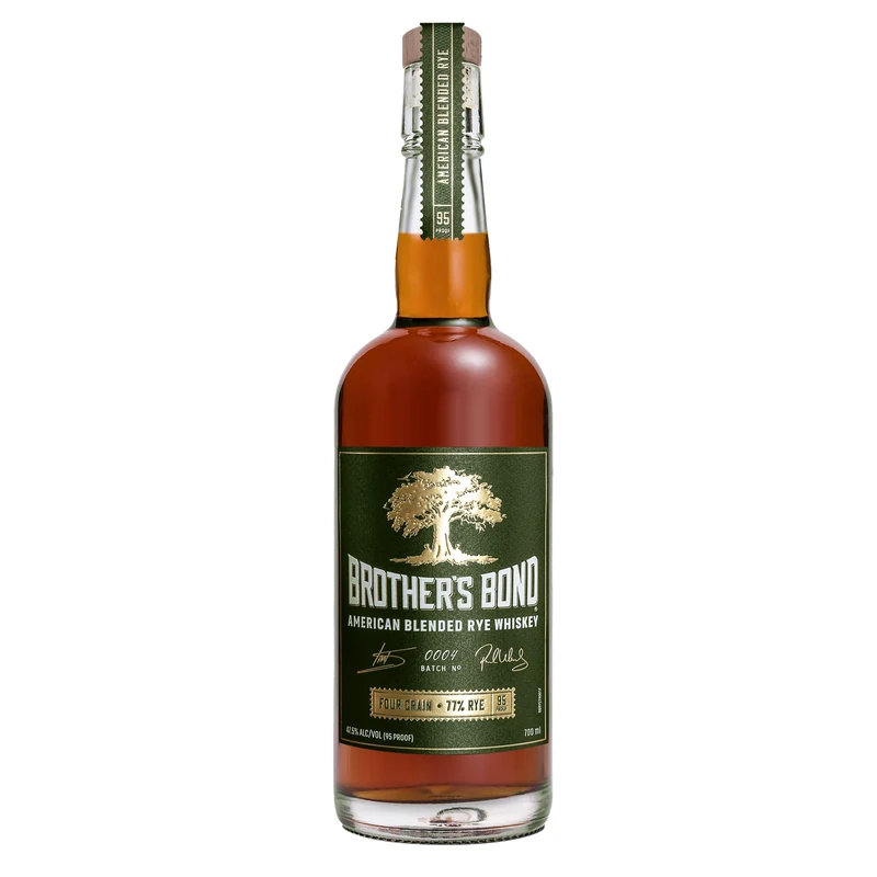 Brother’s Bond American Blended Rye Whiskey 700ml - 47.5% ABV Limited Release Rye Blend - Bold Spiced and Aromatic Profile