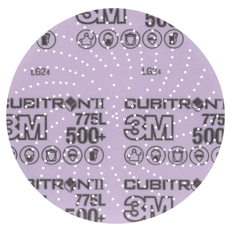 3M Xtract Cubitron II Film Disc 775L, 1000+ 3MIL, 152.4 mm x NH, 50/Package