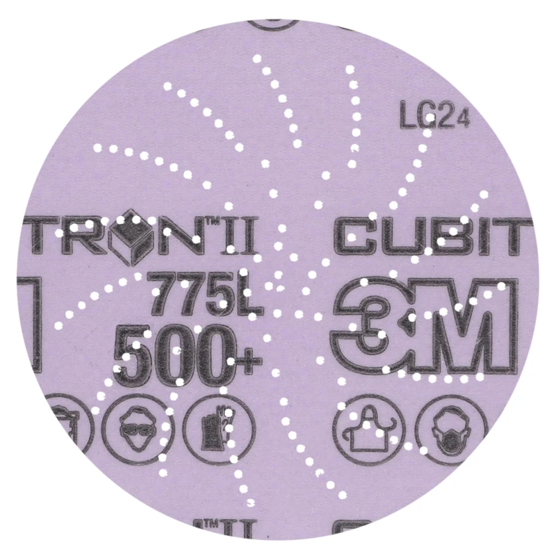 3M Xtract Cubitron II Film Disc 775L, 500+ 3MIL, 127 mm x NH, 50/Package