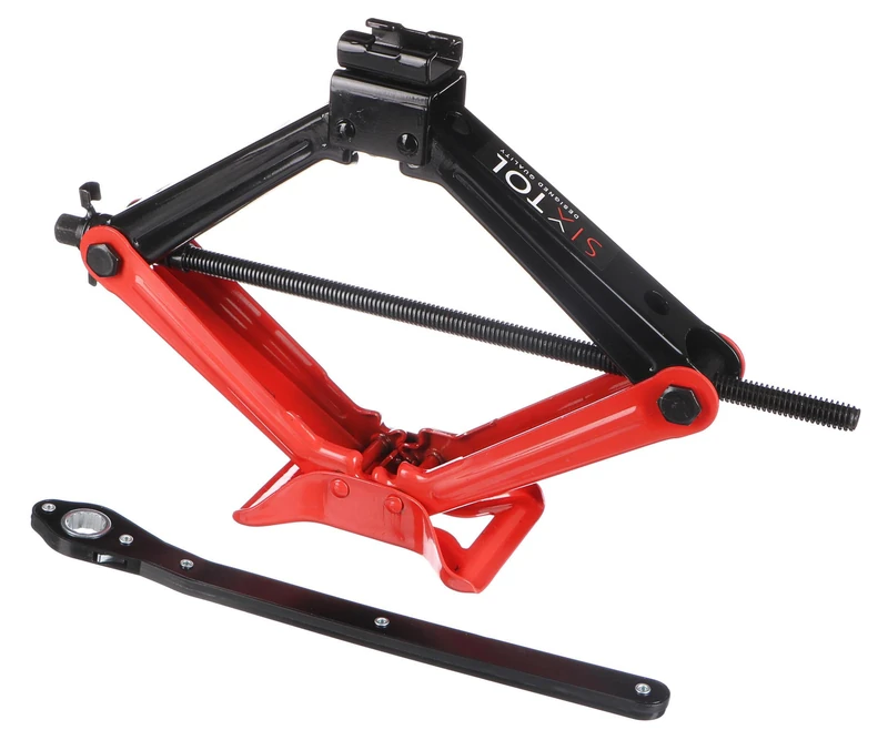 SIXTOL SX SCISSOR JACK FORK 2T | Scissor Car Jack with Ratchet | Fork Head | 2 Ton Capacity