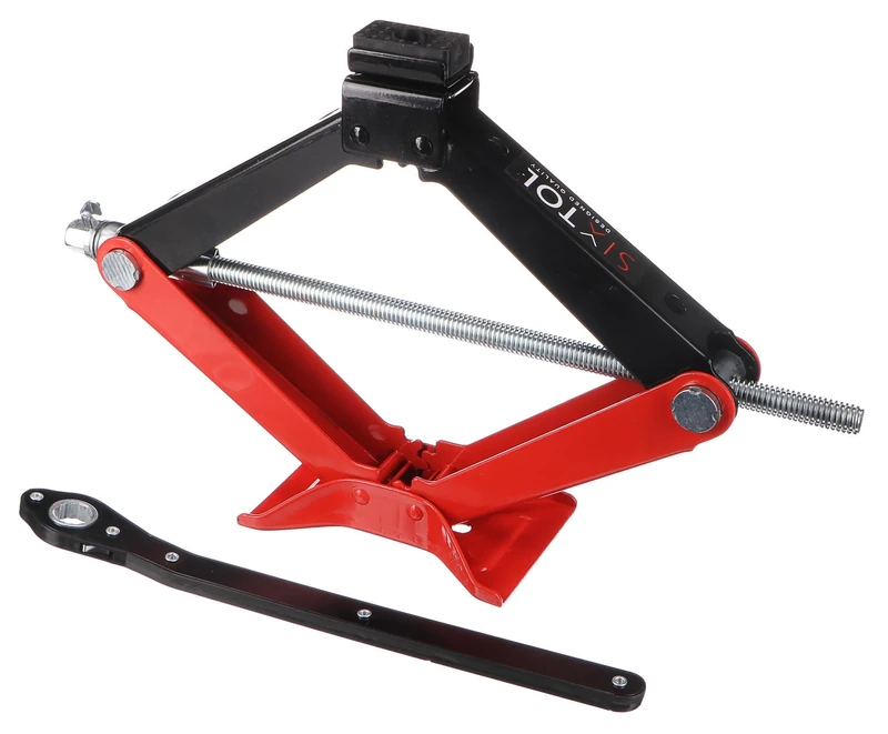 SIXTOL SX SCISSOR JACK 2,5T | Scissor Car Jack with Ratchet | 2.5T Capacity | Compact Emergency Jack