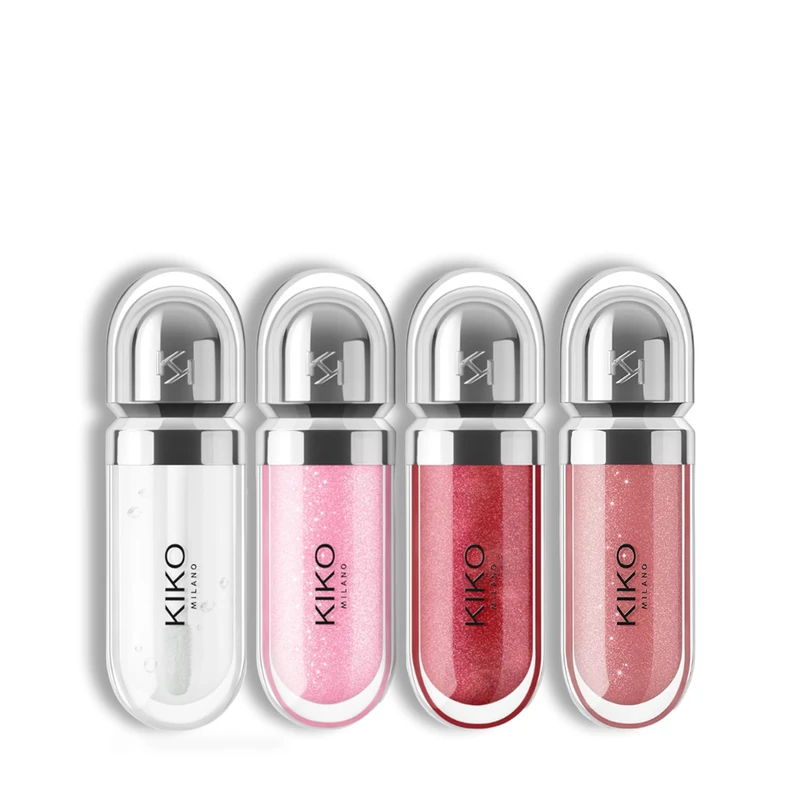 KIKO Milano Ultimate 3D Hydra Lipglosses | Shades 01, 05, 16 & 32 | 3D-Effect Moisturising Lip Gloss