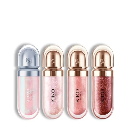 KIKO Milano Ultimate 3D Hydra Lipglosses | Shades 41, 43, 44 & 48 | 3D-Effect Moisturising Lip Gloss