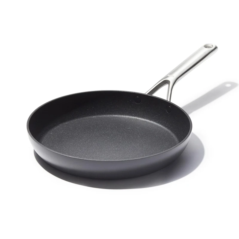 OXO Ceramic Non‑Stick Professional 30 cm Frying Pan – Diamond‑Reinforced No-PFAS Ceramic, Hard‑Anodised Aluminium, Induction‑Ready Base, Oven Safe to 200°C, Dishwasher Safe Extra Space
