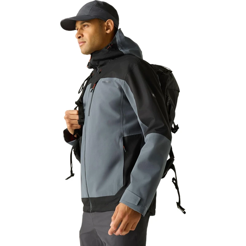 Regatta Mens Highton IV Waterproof Shell Jacket Breathable Hiking Walking Coat