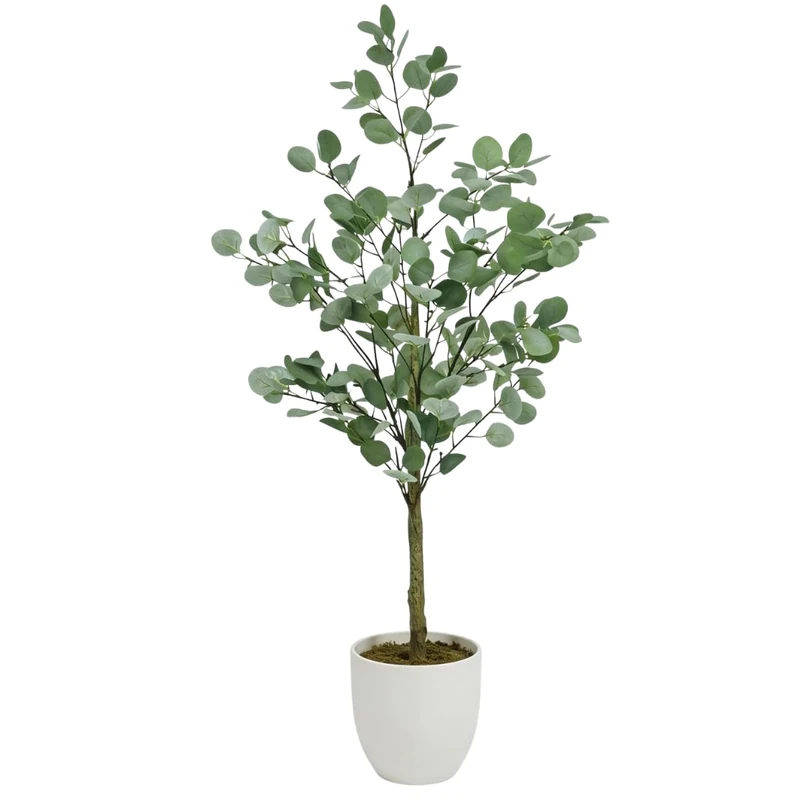 Clove, 120 cm Realistic Eucalyptus Artificial Plants Large Tree Home Decoration for Indoor, Office, Hotel, Events