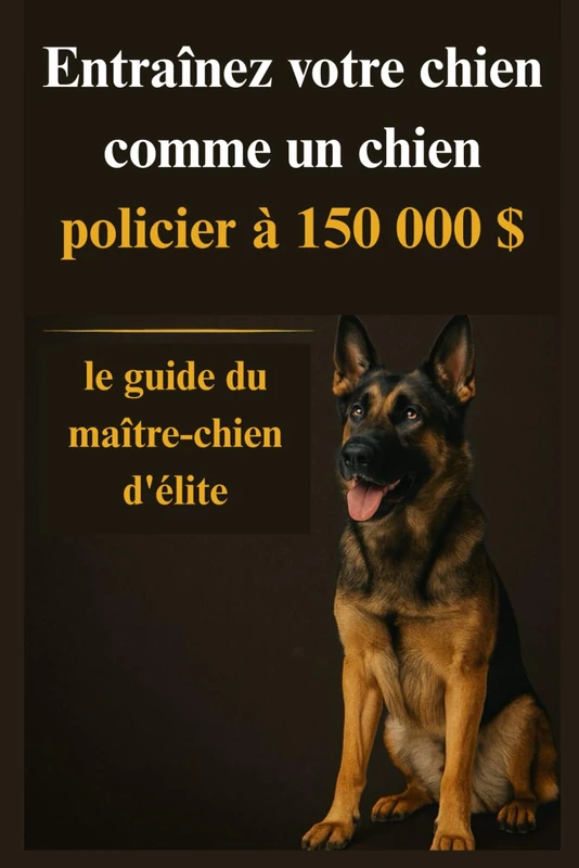 Entraînez votre chien comme un chien policier à 150 000 $: le guide du maître-chien d'élite