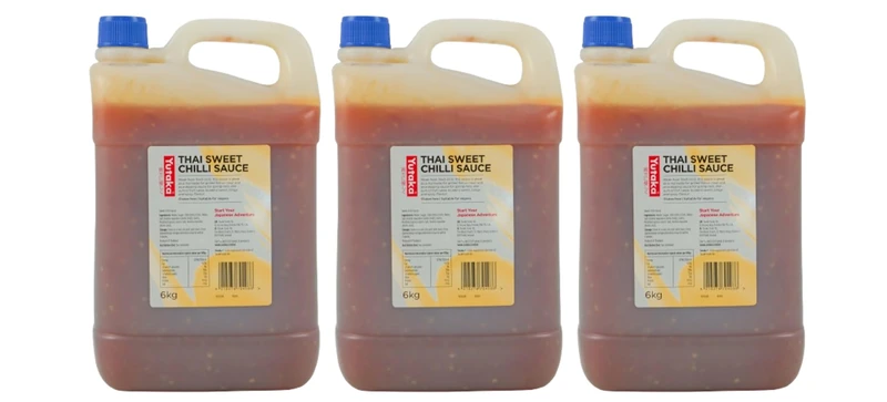 Yutaka Sweet Chilli Sauce 6kg (Pack of 3) - Authentic Asian Sauce