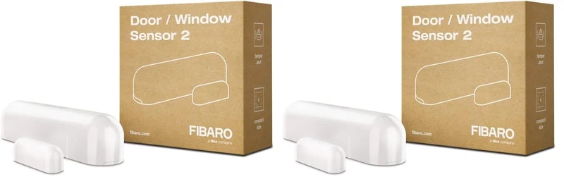 Fibaro FGDW-002-1 Door/Window Sensor 2, White (Pack of 2)