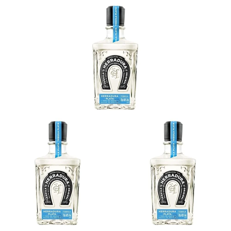 Herradura Plata Tequila, 70 cl (Pack of 3)