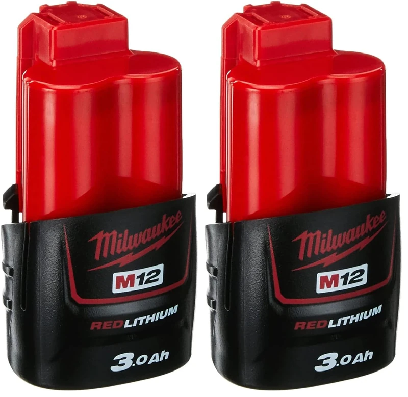 Milwaukee 4932451388 Battery 3.0 Ah (Pack of 2)