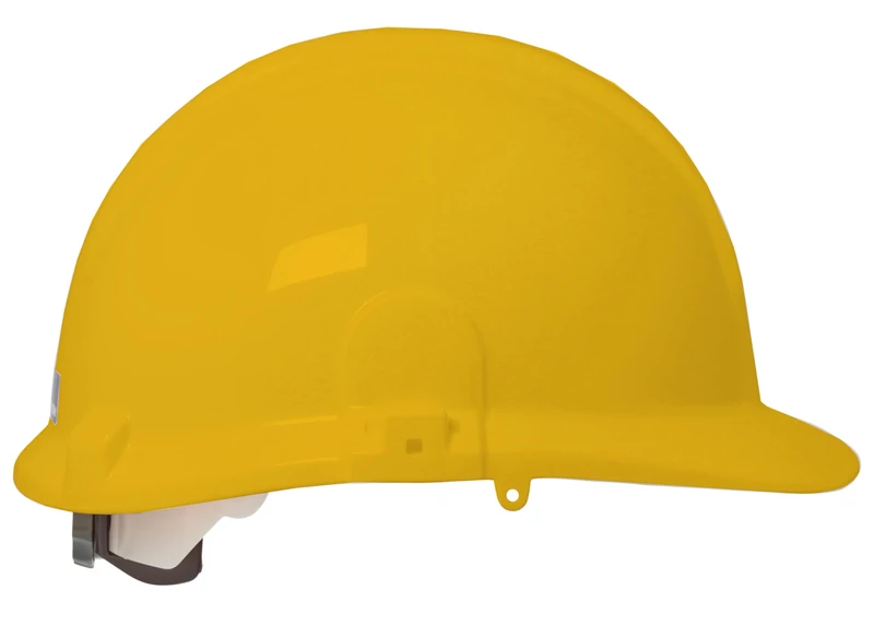 Centurion 1125 Yellow Hard Hat - Full Peak - Wheel Ratchet - Non Vented (Pack of 6)