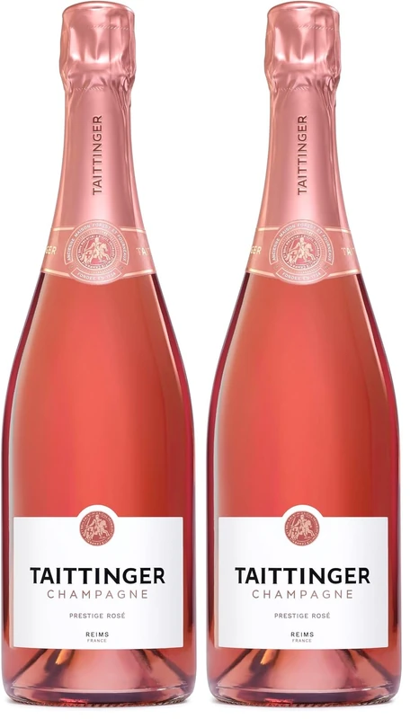 Taittinger Prestige Brut Rose, 75 cl (Pack of 2)