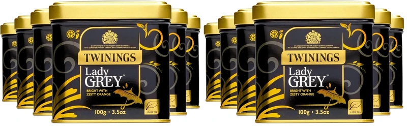 Twinings Lady Grey 100 g (Pack of 2)