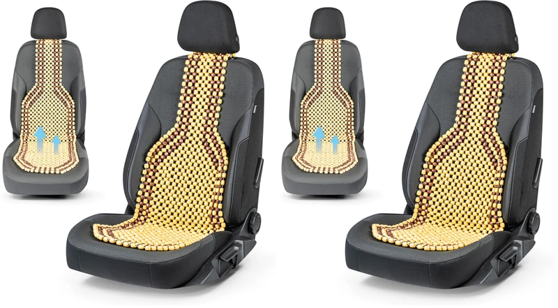 Walser 13550 Wooden Pearl Seat Pad, Natural (Pack of 2)