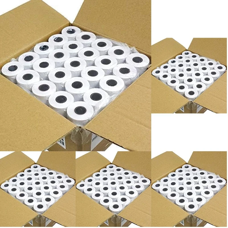 20 Rolls of Premium 80 x 80mm Thermal Paper Till Rolls, Receipt for EPOS POS, Cash Register, Credit Card Machine PDQ, for Epson Citizen Toshiba Star TSP Printer TH243 CBM232 CBM233 CBM253 (Pack of 5)
