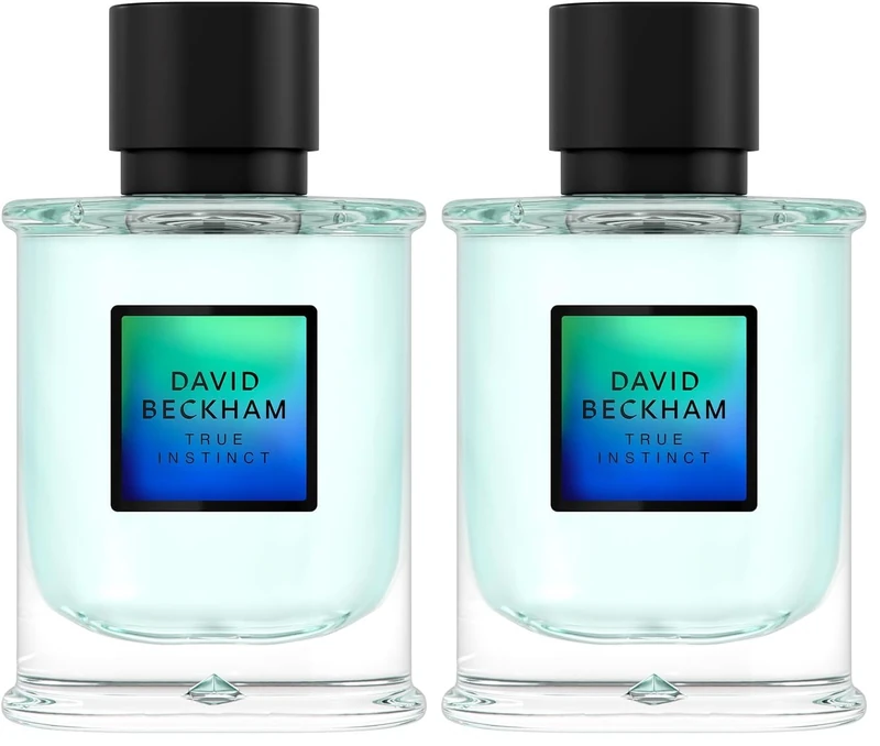 DAVID BECKHAM True Instinct - Eau de Parfum for Men - Woody & Ambery Fragrance with Notes of Pine Needle, Cedarwood and Vetiver - Long Lasting - 75ml (Pack of 2)
