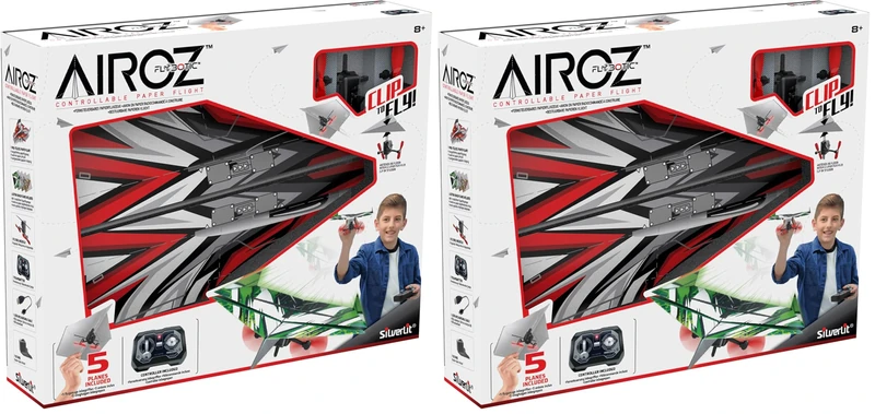 SilverLit FLYBOTIC Radio Controlled Paper Plane - Pack of 2