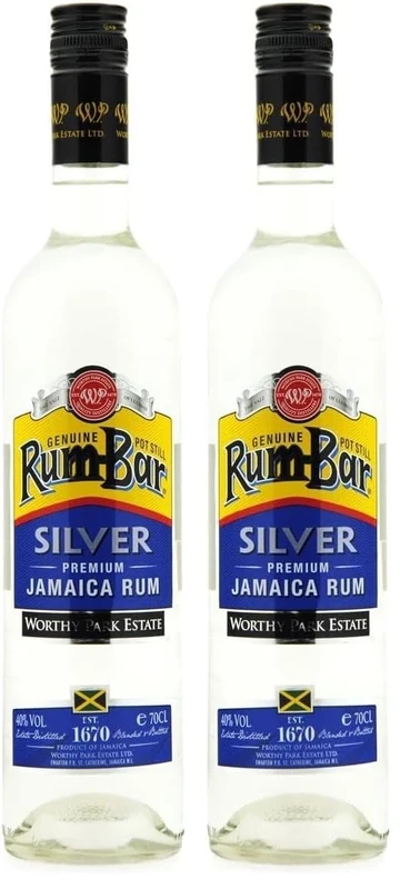 Rum-Bar Silver, 700 ml (Pack of 2)