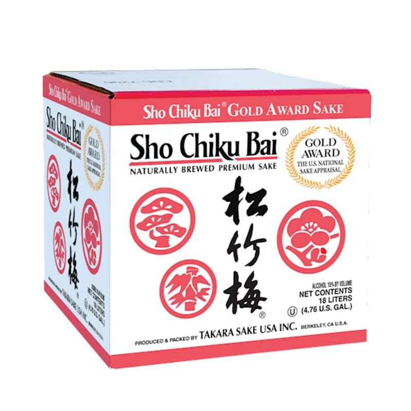 Shochikubai Junmai Sake 18L 15% | Premium Japanese Junmai Sake | Smooth, Full-Bodied & Umami-Rich | Ideal for Sushi, Sashimi, Cocktails, Restaurants & Large-Scale Use