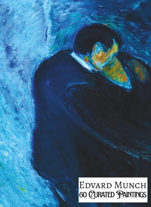 EDVARD MUNCH 60 Curated Paintings; Art Appreciation Book/ Coffee Table Book; Softcover; With Gallery-Style Commentaries: 60 Selected Paintings, ... Paper, Premium Inks (My Private Art Gallery) - Image 1