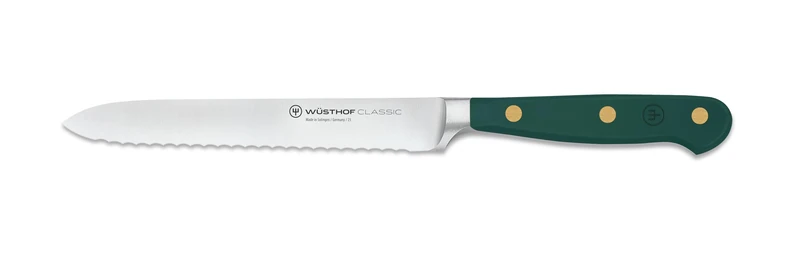 WÜSTHOF Classic Fresh Rosemary 5'' Serrated Edge Utility Knife