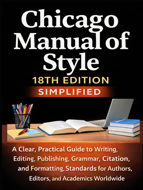 Chicago Manual of Style 18th Edition Simplified: A Clear, Practical Guide to Writing, Editing, Publishing, Grammar, Citation, Formatting Standards for Authors, Editors, and Academics Worldwide - Image 1
