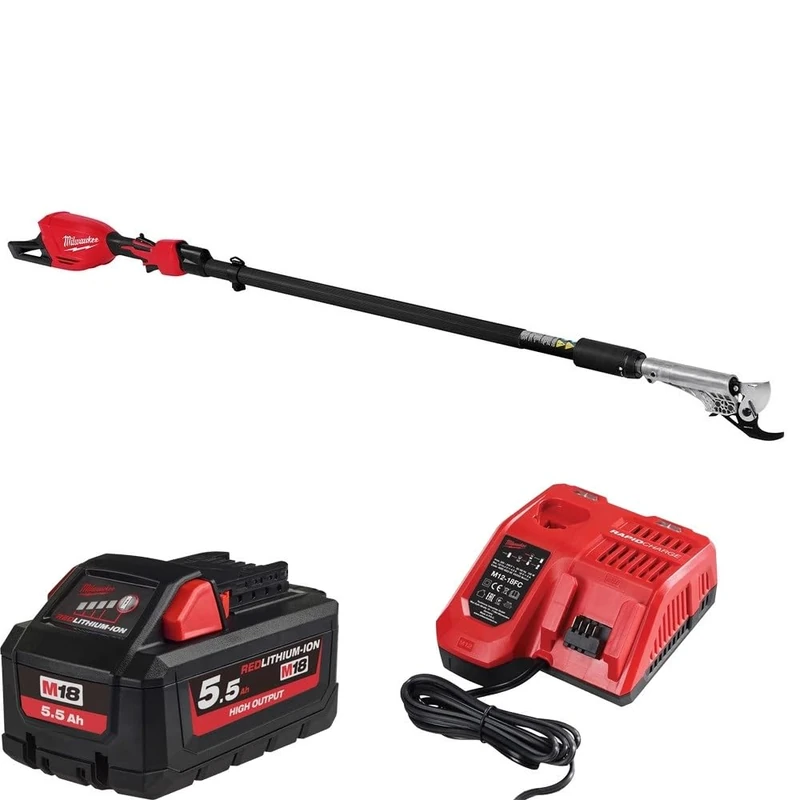 Milwaukee M18 BLTS-551 18V Brushless Telescoping Shear, 1x 5.5Ah High Output Battery & Charger