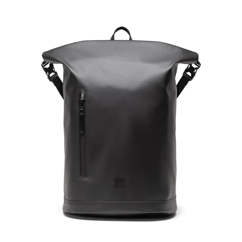 Roll Top Backpack, Black