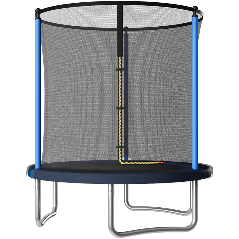 JUMMICO 6/8/10/12ft Outdoor Trampoline with Safety Enclosure Net - Complete Outdoor Garden Trampoline for Kids & Adults Spring Tool Home Fitness Family Play Equipment