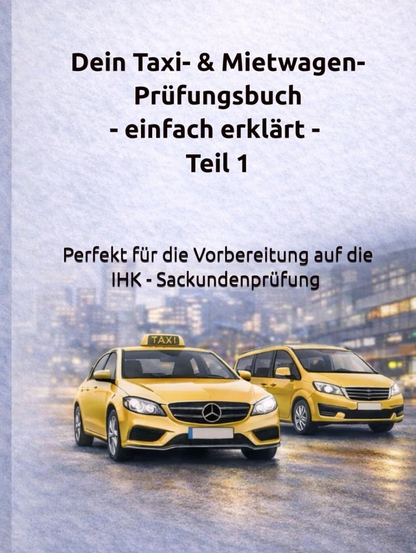 Dein Taxi- & Mietwagen-Prüfungsbuch – einfach erklärt Teil 1 - Image 1